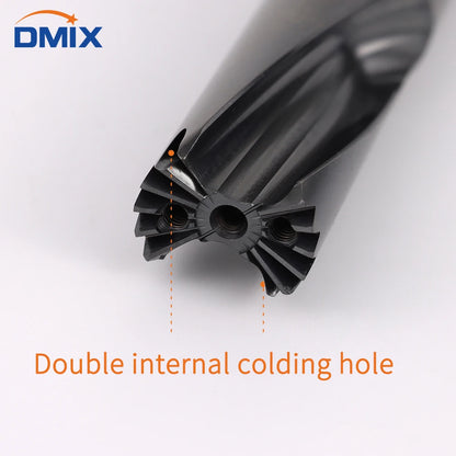 DMIX Crown Hochgeschwindigkeits-Bit 10–25,8 mm, 1,5–5D, gewalttätige Lochbearbeitung, Wende-Innenkühlung, Säbelzahnbohrer, Ersatz-U-Bohrer