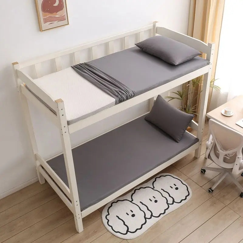 WOSTAR 360° fully enclosed with zipper mattress protector cover student baby single double bed sheet protection pad 90/150cm.