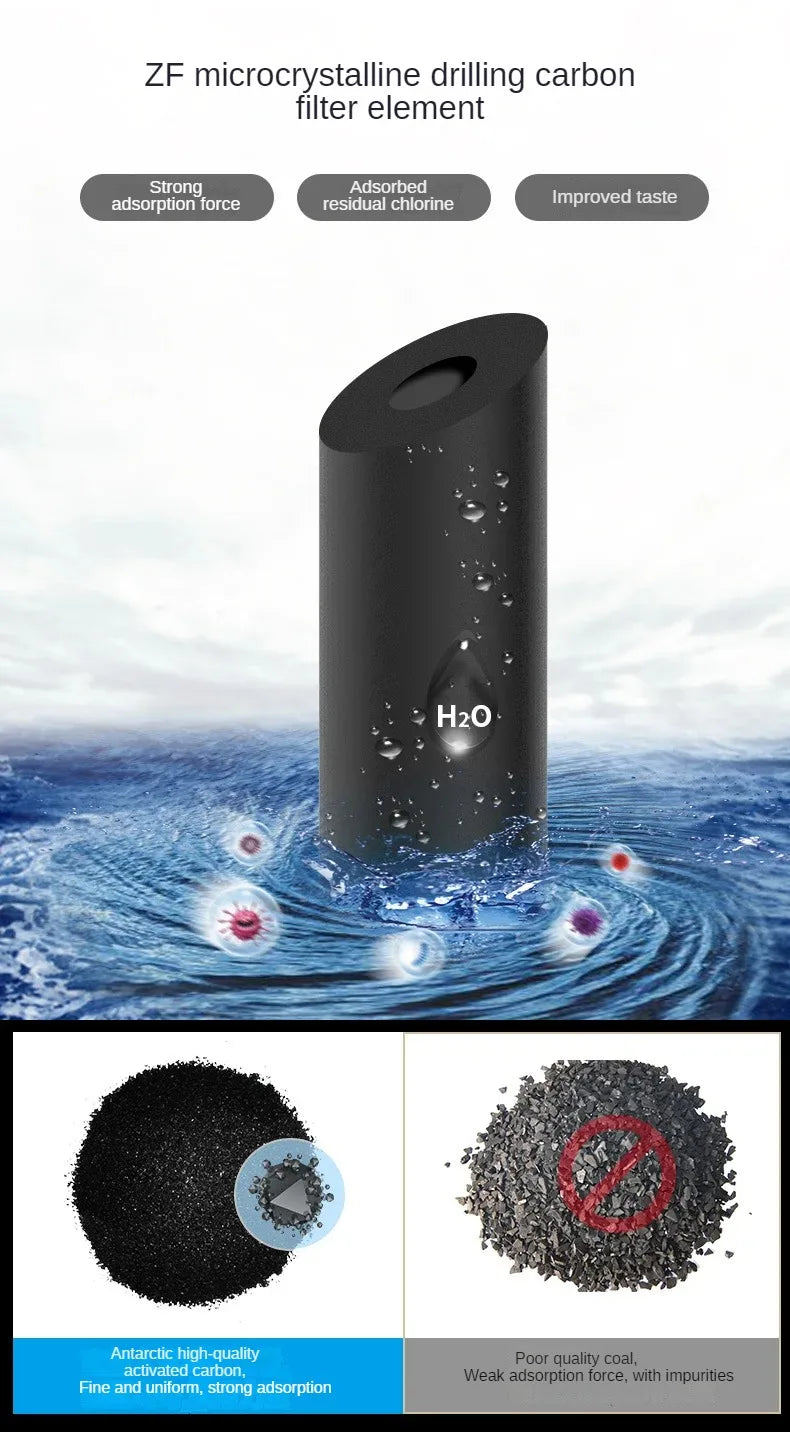 Stainless Steel Kitchen Direct Purifier Tap Water Faucet Filter Ultrafiltration Magnetized Water Machine Filtro De Agua.