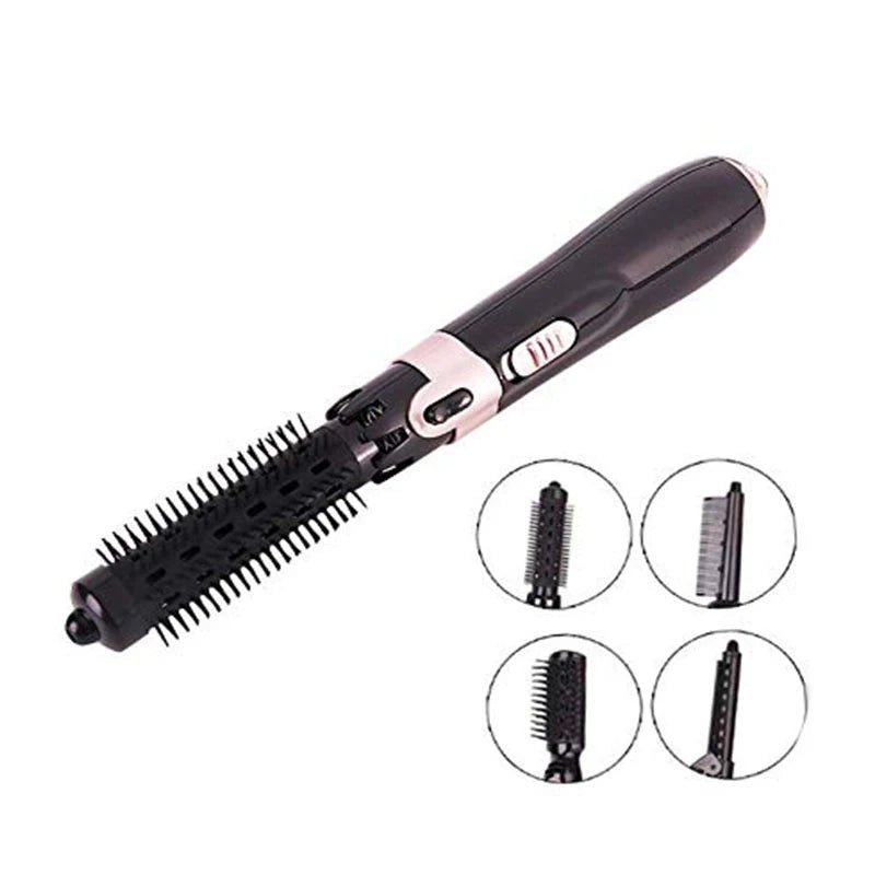 Hot Selling Professional 4-In-1 Hot Air Brush Portable High-Power Curly Hair Hot Air Comb Salon Women'S Styling Tool.