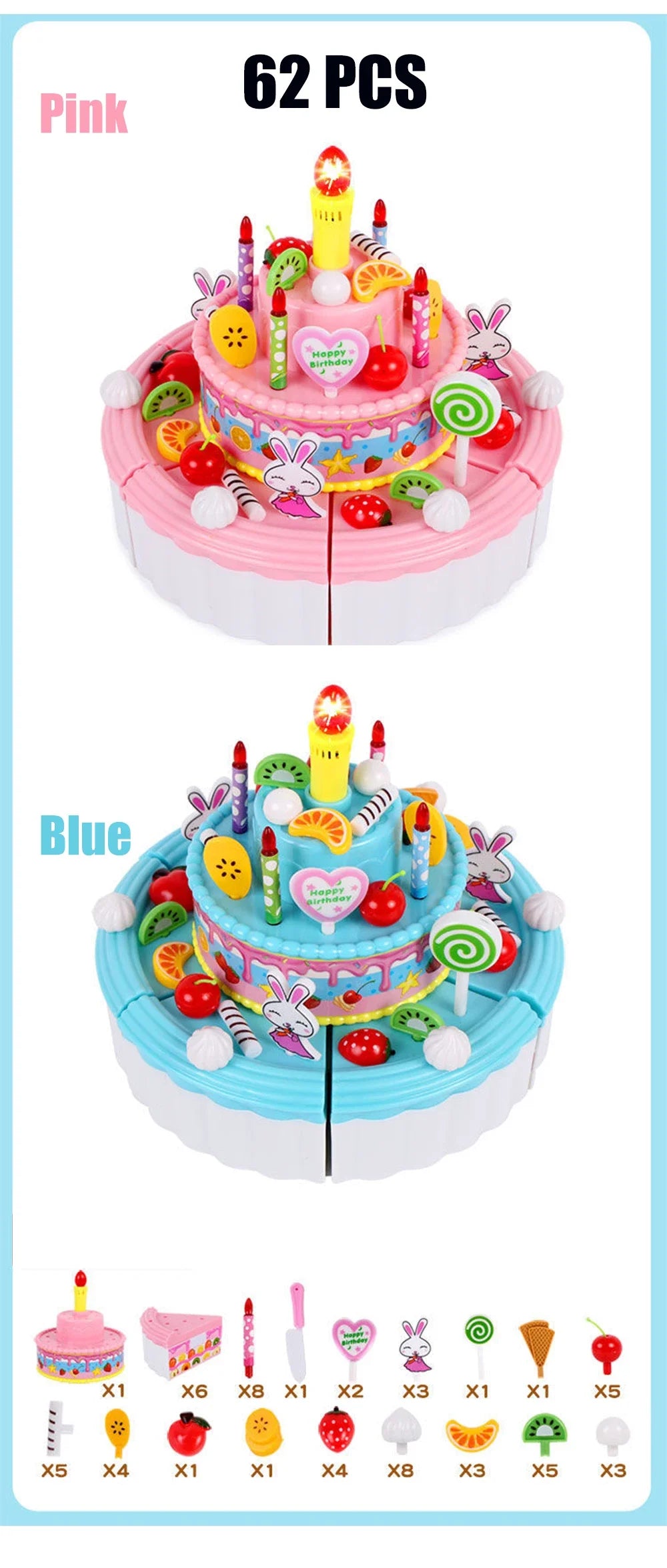 Kitchen Coffee Pretend Play Tea Set Children Toy Food Cake Model Girl Simulation Utensils Cut Kids Play House Birthday Cake Toys.