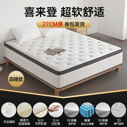 Moderne King-Size-Matratze aus weichem Doppellatex, luxuriöse Designer-Matratze, Queen-Size-Schlafzimmer, Colchon, eheliche Schlafzimmermöbel