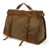 Vintage military Leinwand Leder männer reisetaschen Tragen auf Gepäck taschen Männer Duffel taschen reise tote große wochenende Tasche Übernachtung.