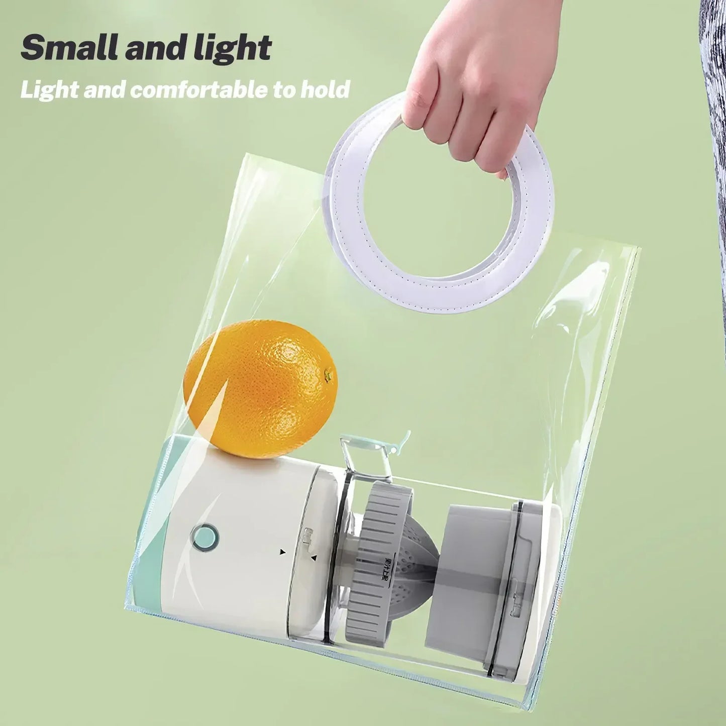 Portable USB Rechargeable Orange Juice Juicer Multifunctional Household Juice Maker Machine Cordless Mini Electric Cup Juicer.