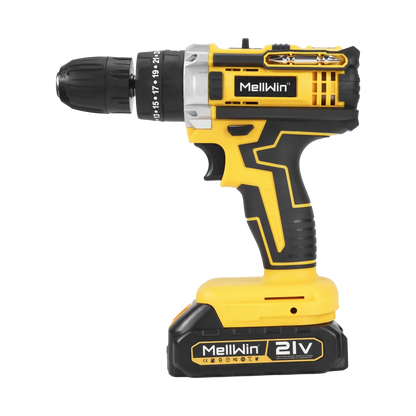 MELLWIN 25 + 3 Drehmoment Elektrische Schlagbohrmaschine Mehrzweck Akku-elektrische Schraubendreher DIY Power Tool Für Makita 18V Batterie Pin