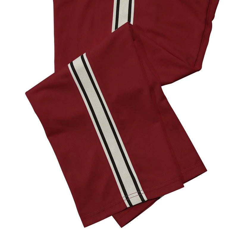 American-style best-selling thin, sporty, casual, simple, trendy, loose, wide-leg jogging long pants for men.