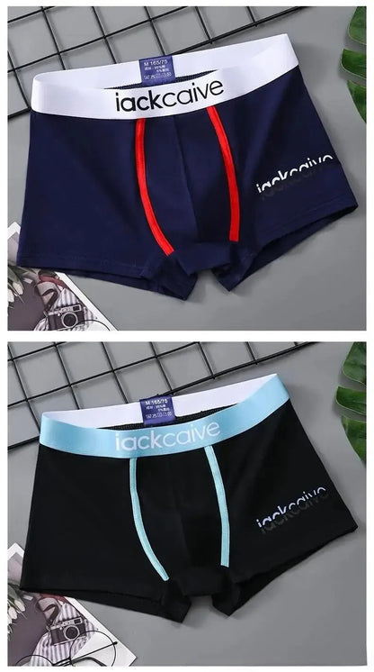 3Pcs Männliche Höschen Baumwolle männer Unterwäsche Boxer Atmungsaktiv Mann Boxer Gedruckt Unterhose Bequeme Shorts Männer Unterwäsche M-3XL