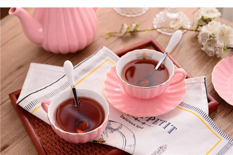 English set ceramic afternoon tea.