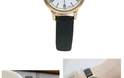 Simple Women Watches Luxury Design Leather Watch Ladies Quartz Wristwatch Womens Small Round Dial Clock Reloj Mujer.