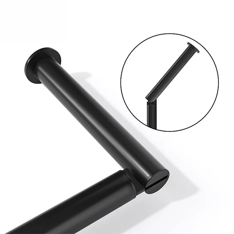 Badezimmer-Papierhandtuchhalter, vertikaler Toilettenpapierhalter aus Edelstahl, perforationsfreier, bodenstehender Toilettenpapierhalter