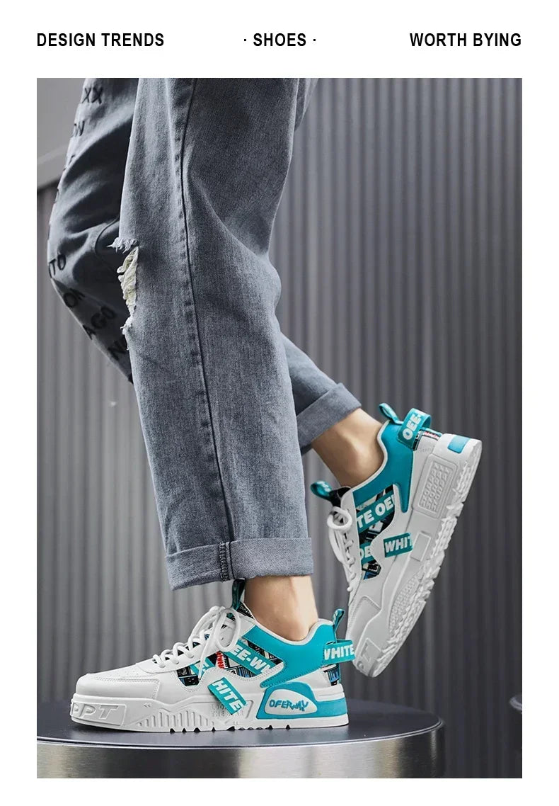 New Skateboard Mens Shoes Summer Sneakers Leather Casual Fashion Outdoor Running Sports Hiking Tennis Platform Designer Luxury.