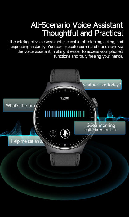 2026 New Smart Watch Men ECG+PPG Blood Lipids Uric Acid Blood Pressure Bluetooth Call 1.43'' Sapphire Smartwatch Remote Nursing