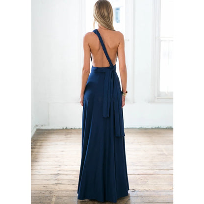 Sexy Frauen Multi way Wrap Cabrio Boho Maxi Club rotes Kleid Verband langes Kleid Party Brautjungfern Unendlichkeit Robe Longue Femme