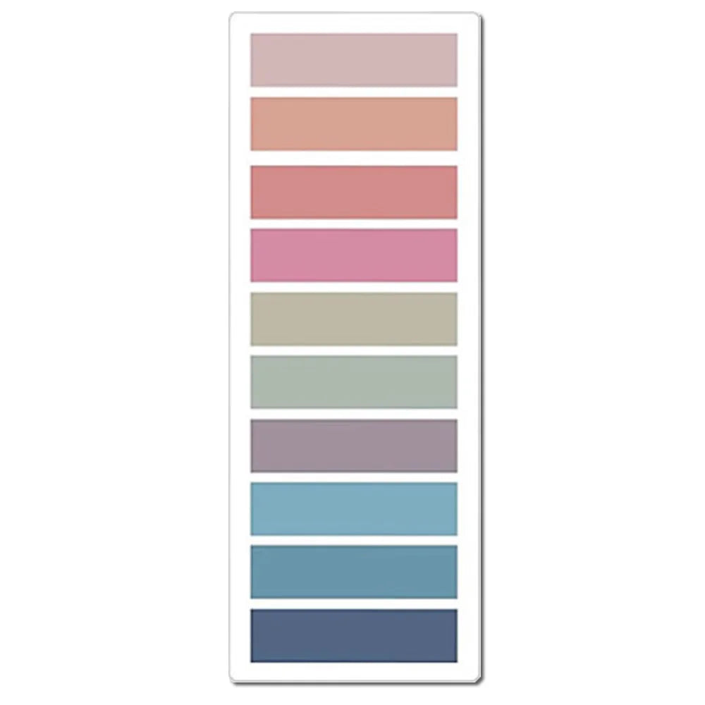 2400S Transparent Bunte Index Kreative Notizblöcke Büro Schule Schreibwaren Selbstklebende Aufkleber Haftnotizblöcke.