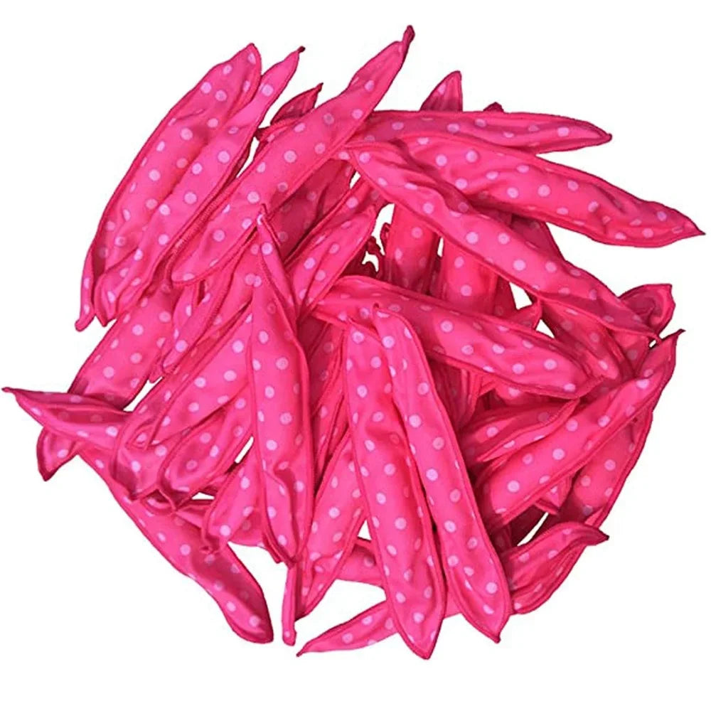 5pcs/set Heatless Hair Curlers No Heat Hair Rollers Soft Curls Women Sleeping Lazy Curling Rods Wave Formers Hair Styling Tools.