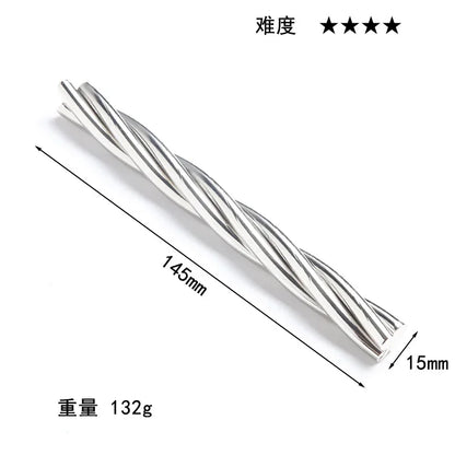 Alloy Metal Unlocking Toys Brain Teaser Metal Puzzle Toys Children Adult Funny Gift IQ Challenge Game