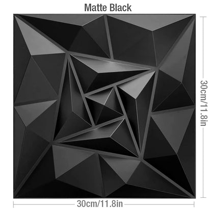 12 Pcs  3D Wall Panel 30x30cm Indoor Wall Decoration Bedroom Living Room background Hotel Office Mural Wall Panel DIY Home Decor