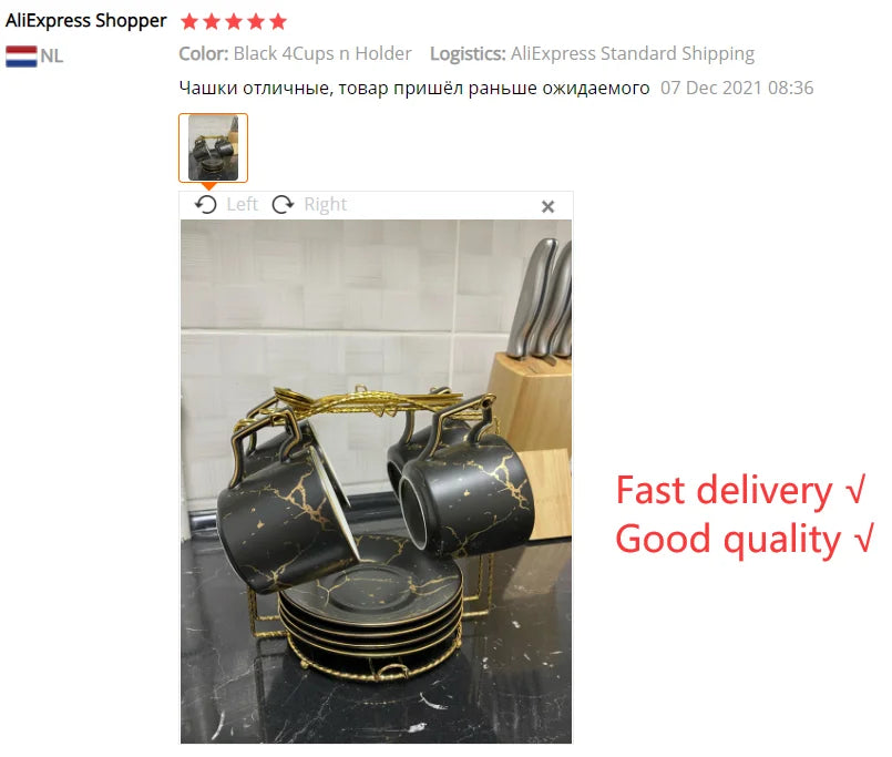 Marble Ceramic Coffee Cup Saucer Spoon Set 200ml Nordic Tea Cup Matt Porcelain Tea Set Advanced Teacup Cafe Espresso Cup