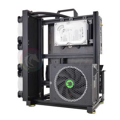 Open Computer Chassis DIY Creative Aluminum Frame Air Water Cooler 360 MOD ATX/ ITX / MATX Frame Desktop Case.