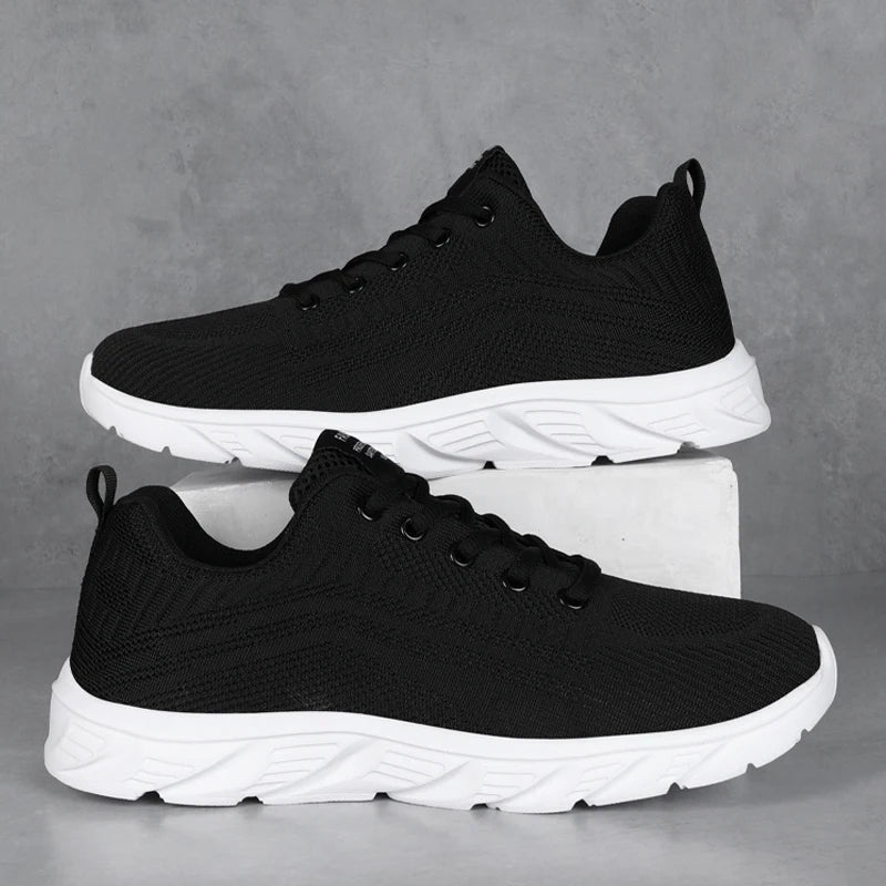 YRZL Lightweight Running Shoes Breathable Non-Slip Running Shoes Men Comfortable Sneakers Outdoor Sports Soft Wear-Resistant