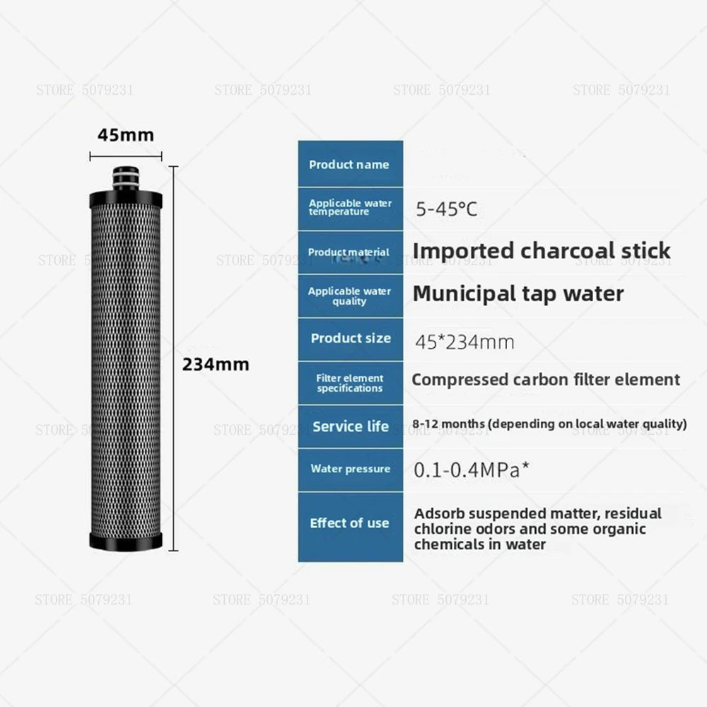 Kitchen Ultrafiltration Water Purifier Household Direct Drinking Water Purifier TapWater Purifier Five-Stage Water Filter System.