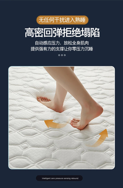 Latexmatratzen für zu Hause, Tatami-Matten, gepolstert zur Miete, dünne Polster für Einzel- und Doppel-Studentenwohnheime, verdickt