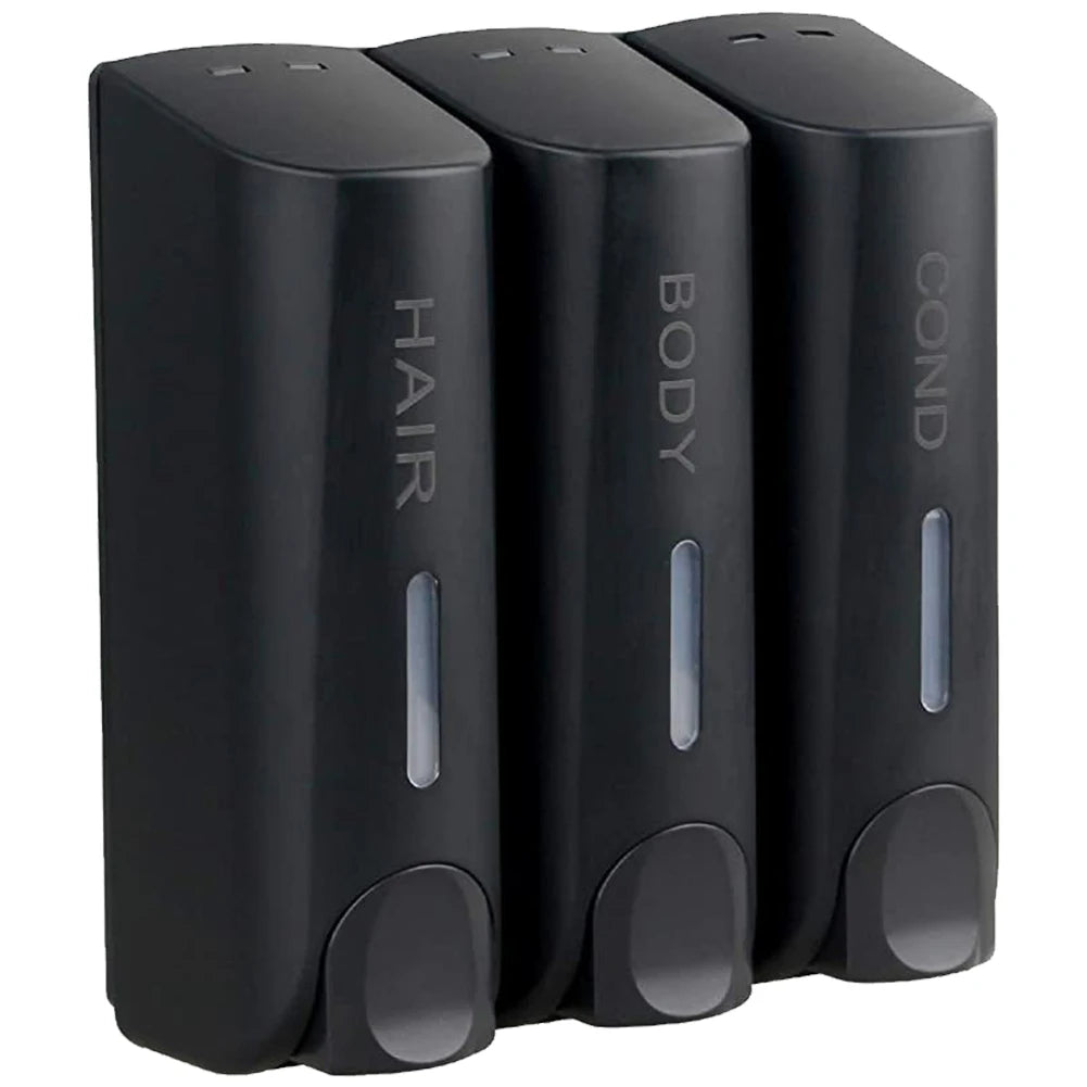 Dreifacher 350ml Duschbad-Shampoo-Spender Mehrzweck-Wand wasch spender mit großer Kapazität für Bad zubehör