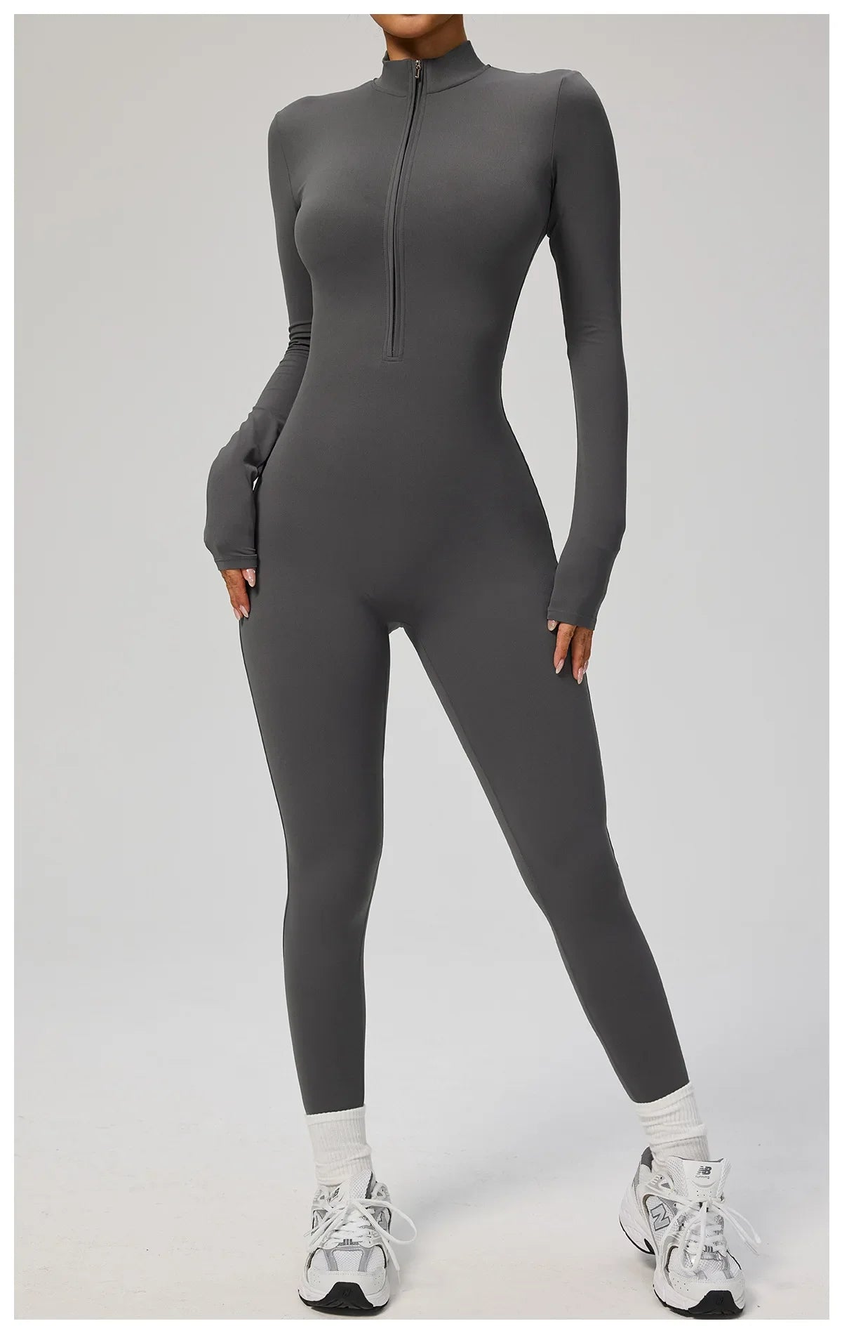 Tianyi High-Intensity Fitness Long-Sleeve Yoga Bodysuit Sensation Tight-Fitting Sportswear for Women Made in China