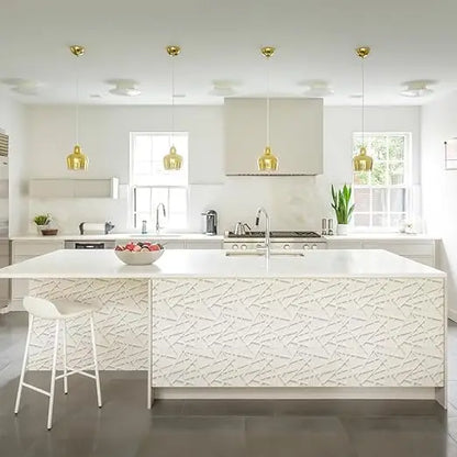 KUUJOJO 12pcs 3D textured wall panel for indoor wall decoration, suitable for living room, hall, bedroom, hotel, office