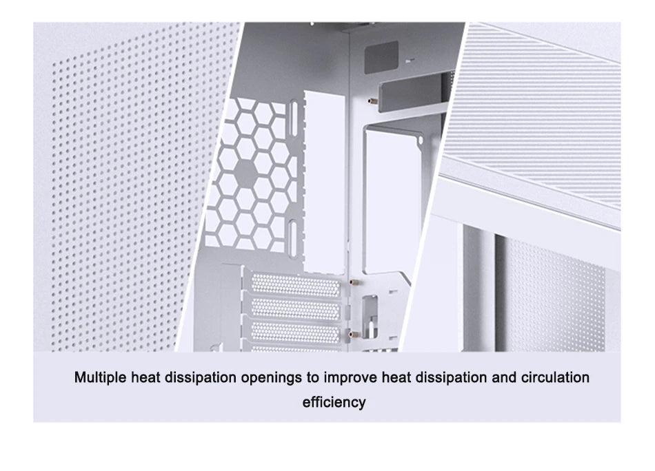 JONSBO TK-3 Desktop Chassis Curved Sea View Room Side Transparent ATX E-sports Case Double 360 Water Cooler Type-c Interface.