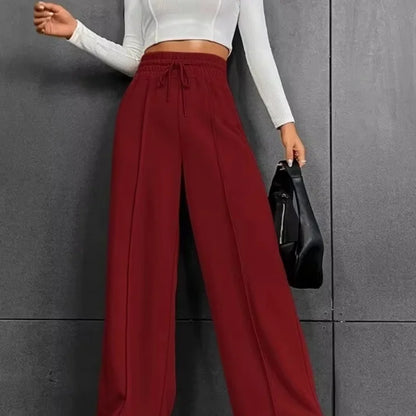 Sporthose für Damen im Herbst 2025, neue locker sitzende Hygienehose mit geradem Schlauch, Hose mit weitem Bein, Freizeithose für den Outdoor-Tanz