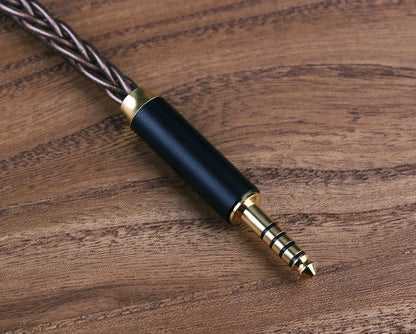 OPENHEART Kingwood 8 Core Litz OCC Headphone Cable 1 to 2 jack dual 3.5/2.5/4.4mm/XLR Pure copper Balanced Replacement Cable