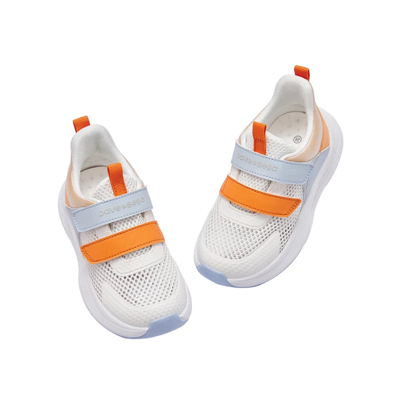 Dave Bella Baby Spring Shoes For Boys Girls Breathable Mesh Kids Casual Sneakers Non-slip Children Sport Shoes DB1241976.