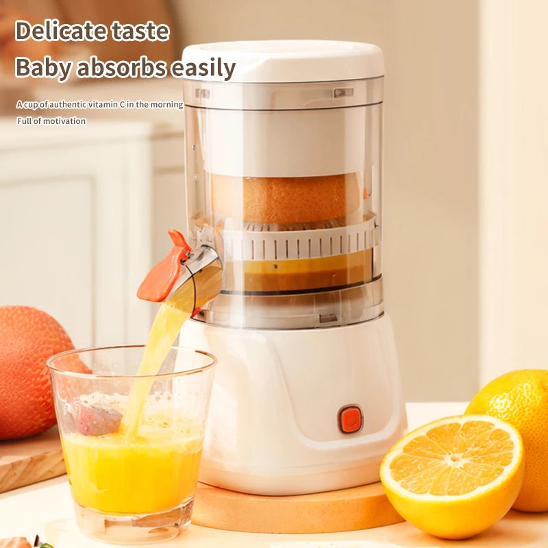 USB Charging Portable Electric Juicer 7.4V Orange Lemon Fruit Blender Household Juice Squeezer Mixer Citrus Juicer for Travel.
