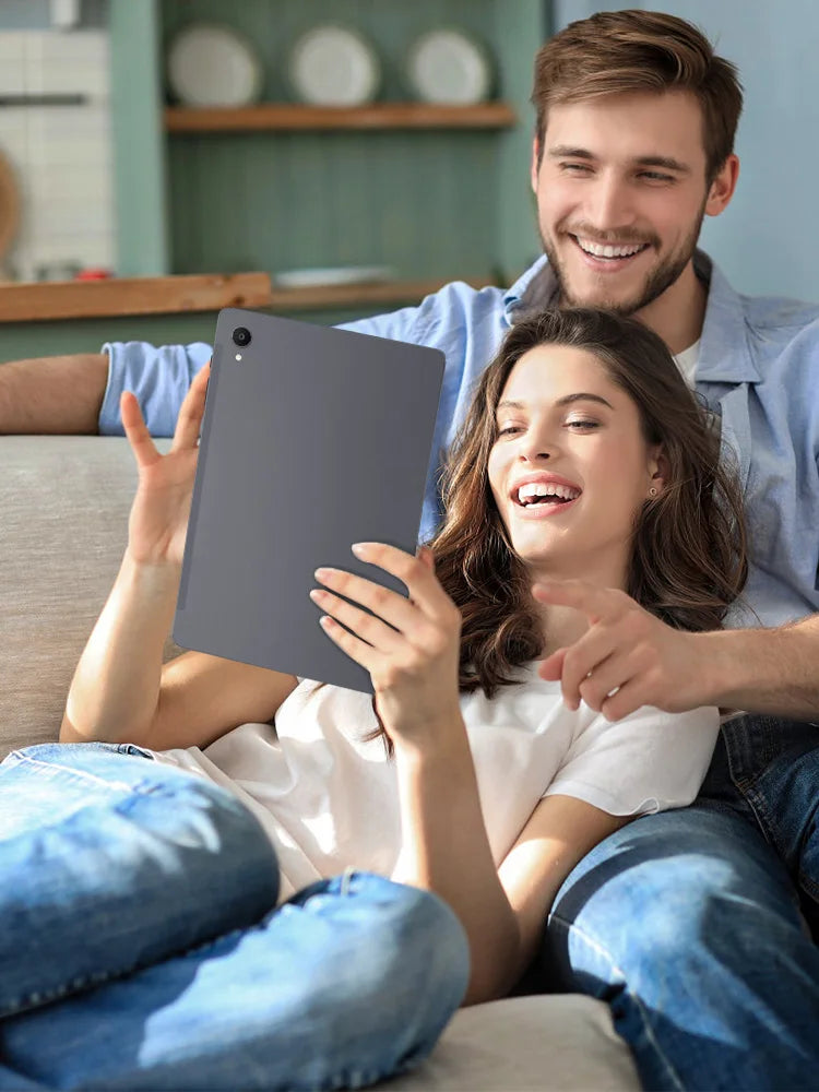 ANRY 10.95 Inch Tablet Android 15 HD Display 12GB RAM 128 ROM Fast Charging 8000mAh 5G WiFi Octa-Code Android Tablets with Case.