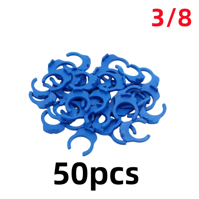 5Pcs RO Water Plastic Pipe Fitting Tee T-type 1/4" 3/8" Hose OD To 1/4" 3/8" Hardplug Reverse Osmosis System Quick Connector