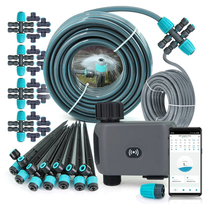 White 6mm PE Tube Quick Connector 1/4" Tubeing Quick Release Fittings for Home Water Purifier Garden Hose Watering System Joints