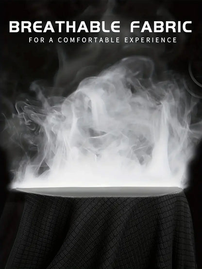 Round Neck T-Shirt 4-Pack Black Ultra-Light Men's Quick Drying Breathable Sweat-Absorbent Shirt Suitable for Fitness Gym and Run.