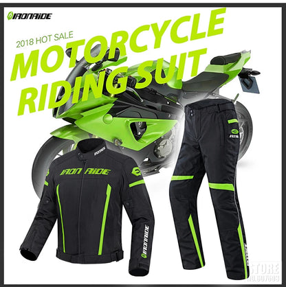 Motorcycle Jacket Waterproof Motorcross Jacket Pants Moto Jacket Windproof Riding Motorbike Clothes With Protective Gear M-3XL.