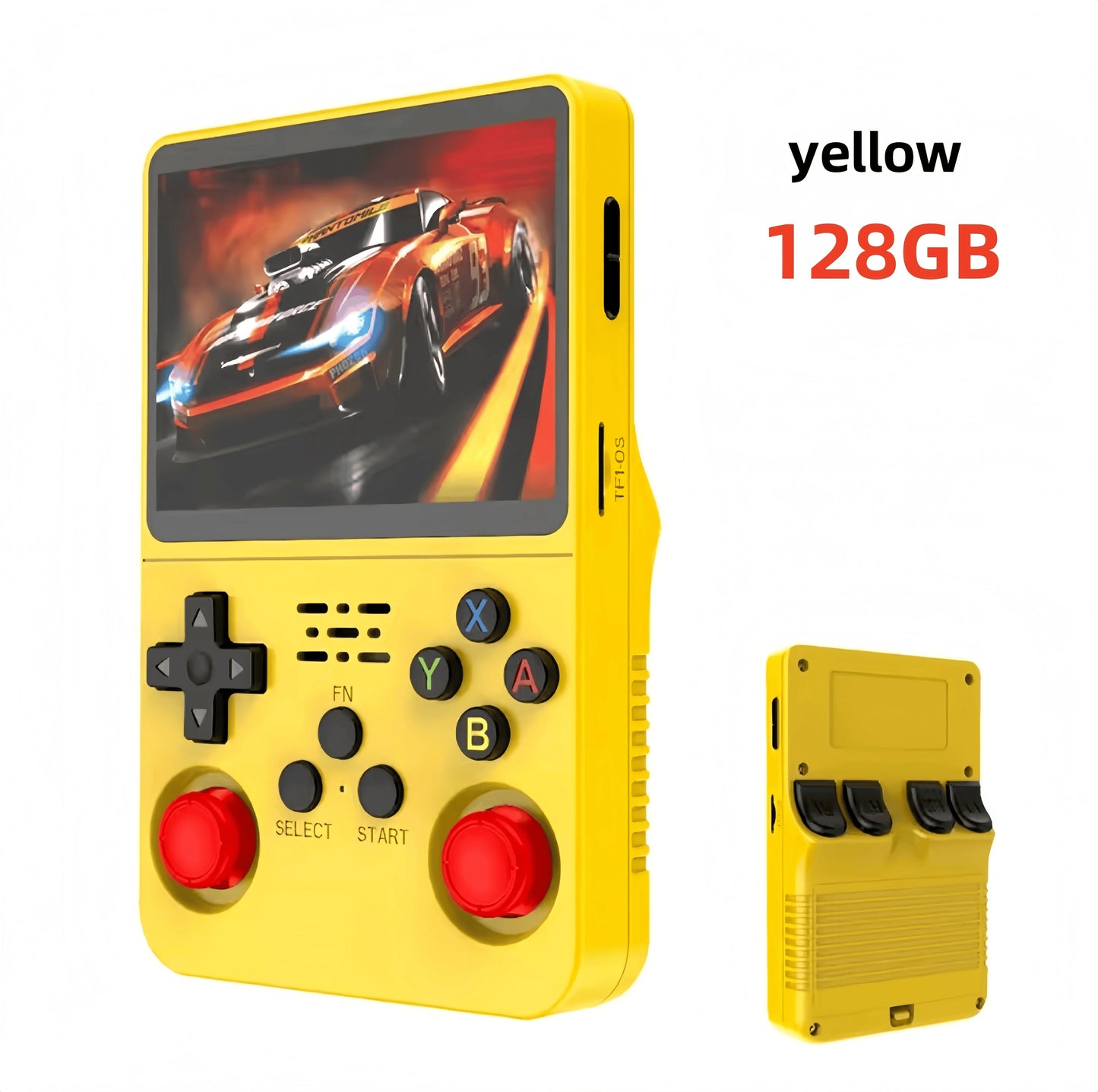 Retro R36S Handheld Video Game Console 3.5 Inch IPS Screen 128GB Preloaded Games Portable Pocket Player Linux System