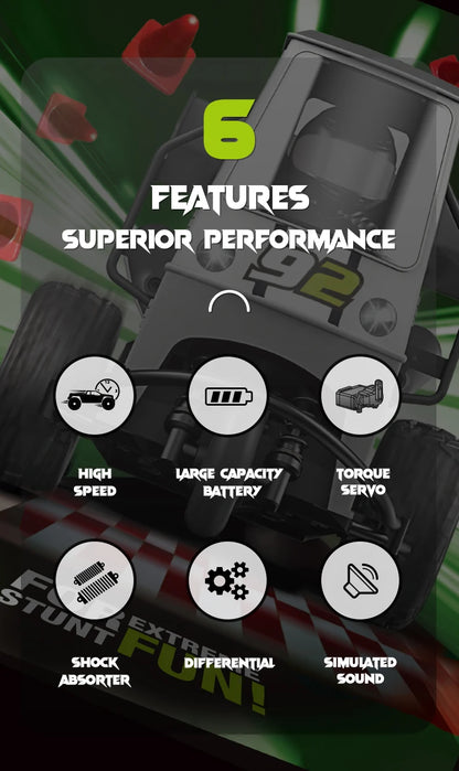 ZWN S810 Three Wheels RC Car With Lights Spray 2.4G Remote Control Electric High Speed Emulation Motorcycles Toys For Kids.