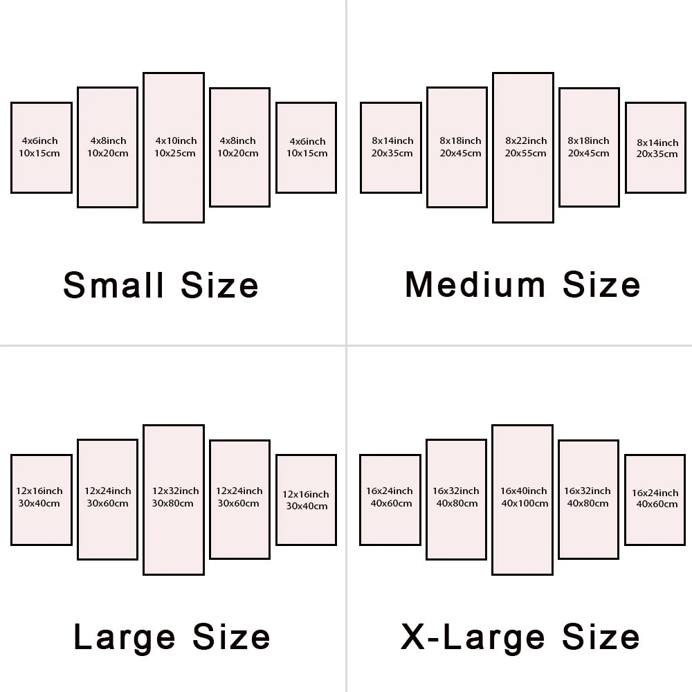 Mount Fuji Snow Peak Cherry Blossoms 5 Panel Wall Art Canvas Print Picture for Room Decor Painting Home Decoration Accessories.