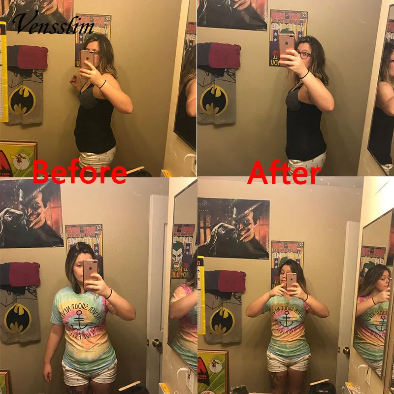 Vensslim Waist Trainer Tummy Control Wrap Women Zipper Slimming Girdle Body Shaper Belt Hpt Thermo Neoprene Sauna Sweat Cincher.