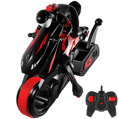 New Stunt Motorcycle 360 ° Rotation Remote Control Car High-Speed Drift Rc Racing Boy Toy Car Model Christmas Halloween Gift