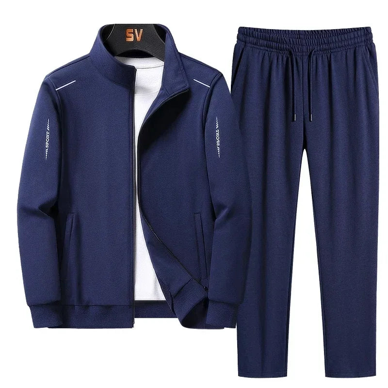 Men's Tracksuit Suit New Arrive Tracksuit Mens Casual Solid Solor Sweatpant Set Unisex Jogging Suit MEN Plus Size 6XL 7XL 8XL.