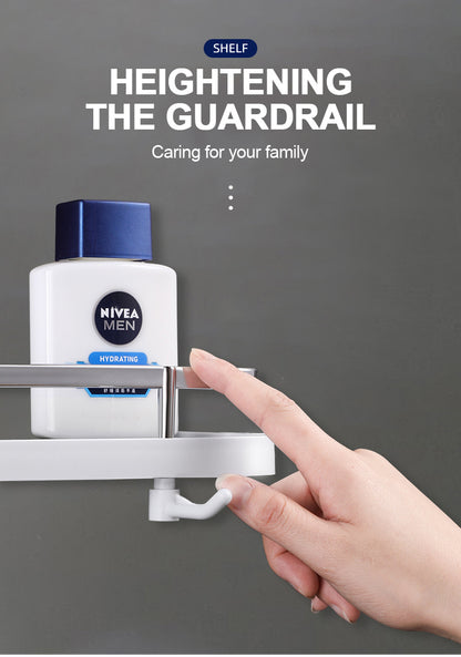 Dusche Lagerung Halter Bad Regal Pole Regale Shampoo Tablett Stehen Kein Bohren Heben Badezimmer Dusche Lagerung Rack Organizer