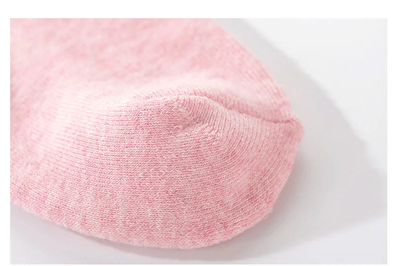 1 Pairs Winter Warm Wool Women Socks  Thicken Plush Solid Color Christmas Against Cold Snow Soft Therma Sleep Sock.