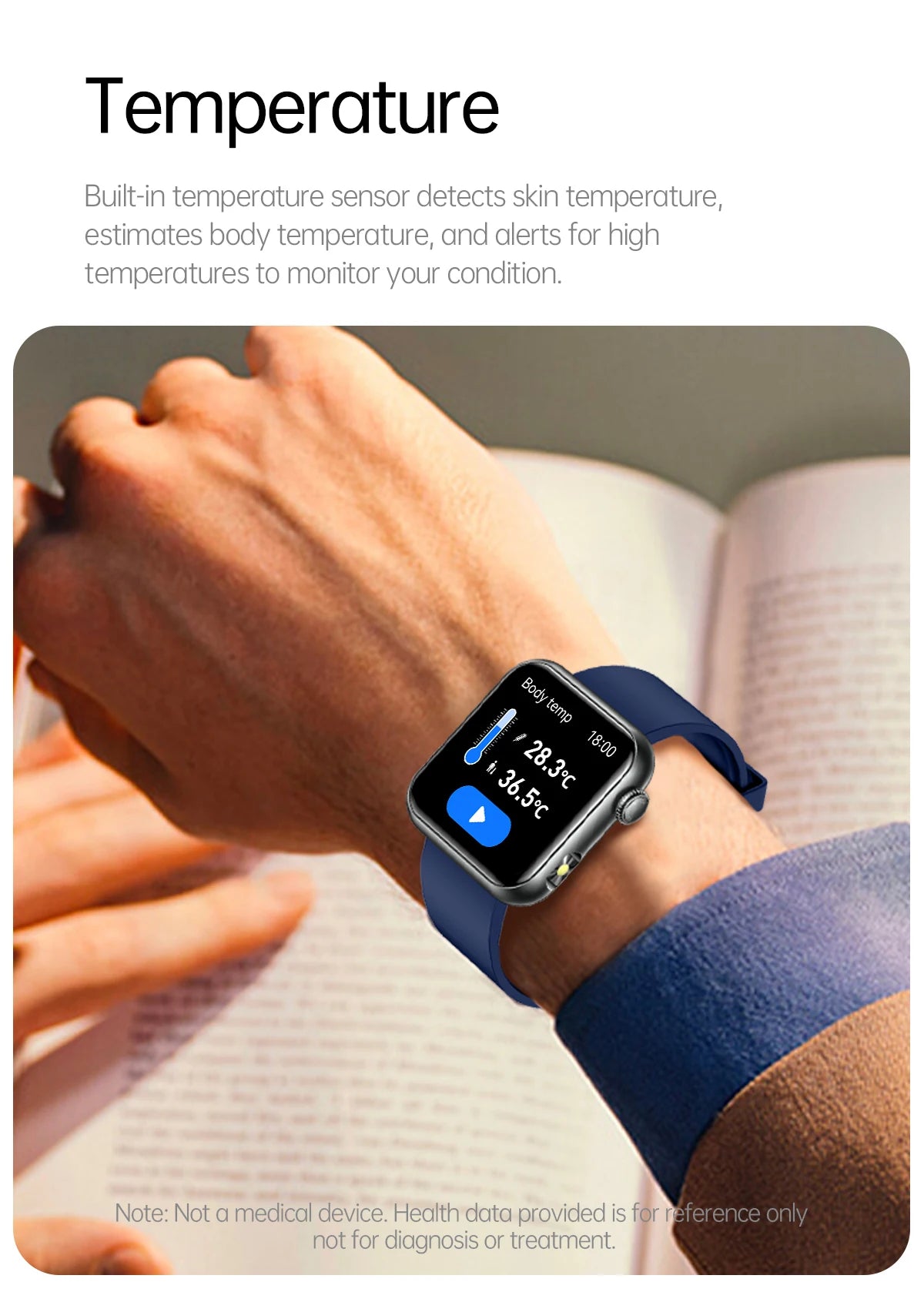 2025 New LED Women AI Smart Diagnosis Smart Watch HRV+PPG Blood Pressure Blood oxygen Health monitor IP68 NFC Smartwatches ﻿.