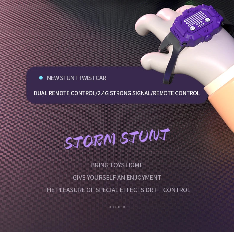 Teeggi S922 2.4G RC Stunt Car 4WD Double Remote Control 360° Degree Rotation RC Off Road Climbing Kids Rc Drift Car Toy for Gift