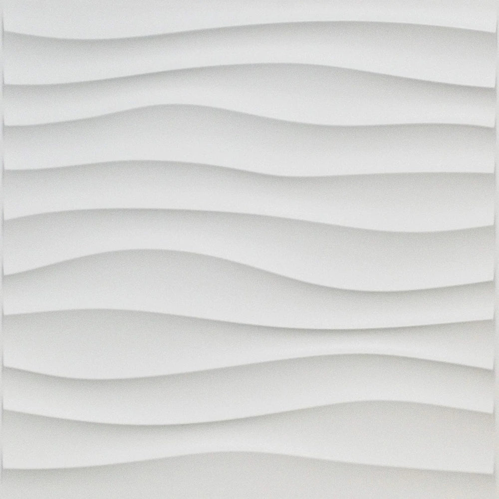 10pcs Diamond Design Decorated 3D Wallpanel, 30cmx30cm Matte White/Black, Diy Home Decoration Wallboard